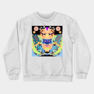 Jade red queen in maya ecopop Crewneck Sweatshirt